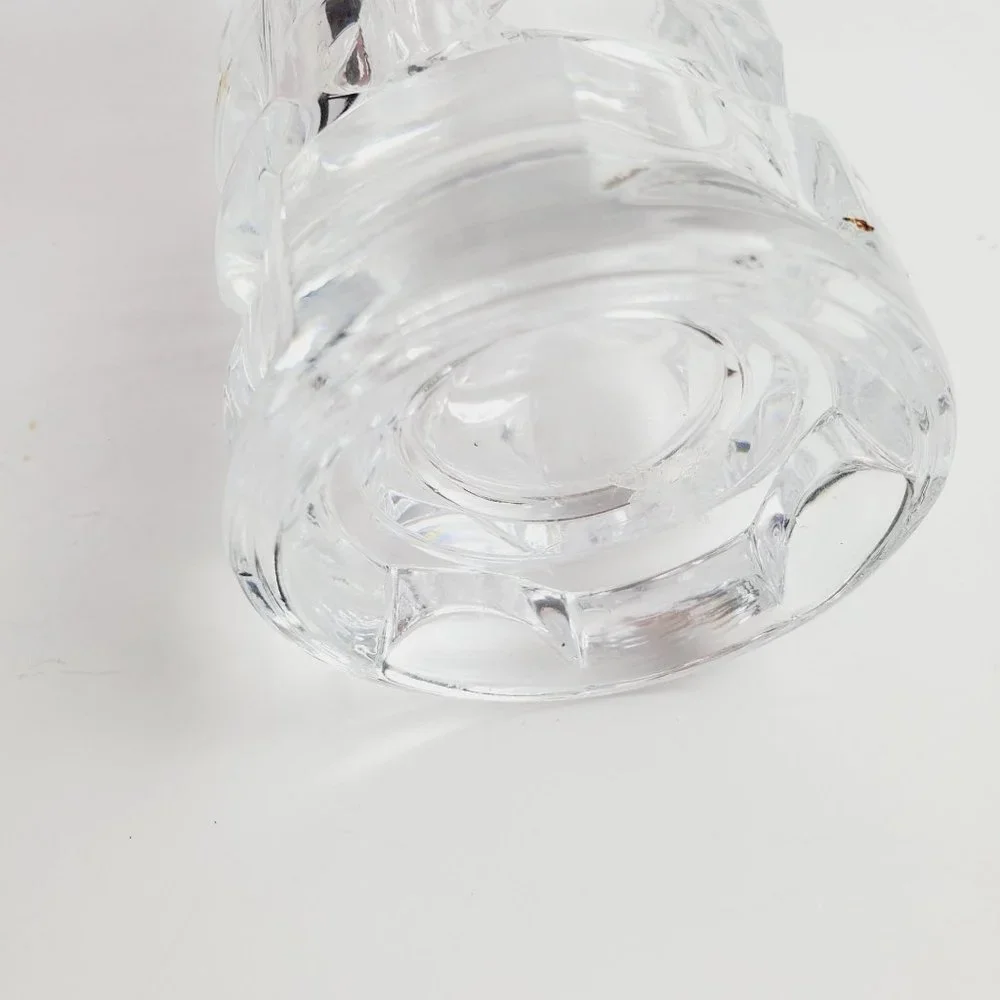 SKLO UNION Recess OPTIC Glass Vase Rudolf Jurnikl Mid Century Modern Retro MCM